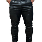 Sapio - Black Skinny Legs Pants for Men - Sarman Fashion - Wholesale Clothing Fashion Brand for Men from Canada
