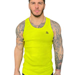 Sariel - Yellow Tank Top for Men - Sarman Fashion - Wholesale Clothing Fashion Brand for Men from Canada