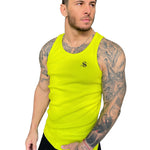 Sariel - Yellow Tank Top for Men - Sarman Fashion - Wholesale Clothing Fashion Brand for Men from Canada