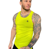 Sariel - Yellow Tank Top for Men - Sarman Fashion - Wholesale Clothing Fashion Brand for Men from Canada