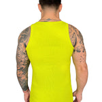 Sariel - Yellow Tank Top for Men - Sarman Fashion - Wholesale Clothing Fashion Brand for Men from Canada