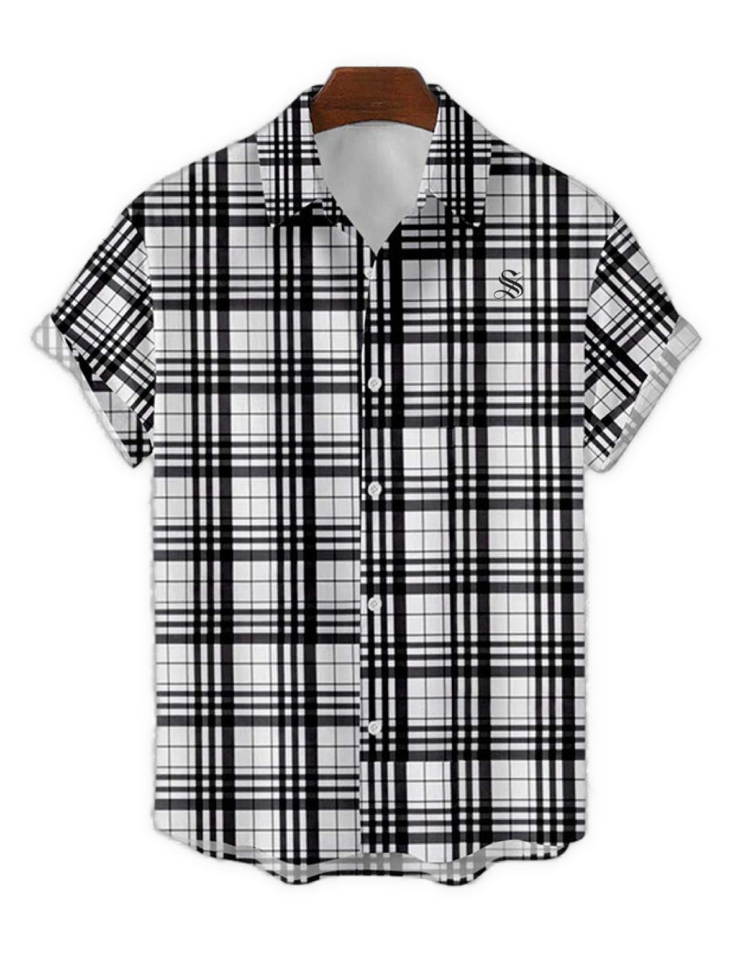 SBLU - Short Sleeves Shirt for Men - Sarman Fashion - Wholesale Clothing Fashion Brand for Men from Canada