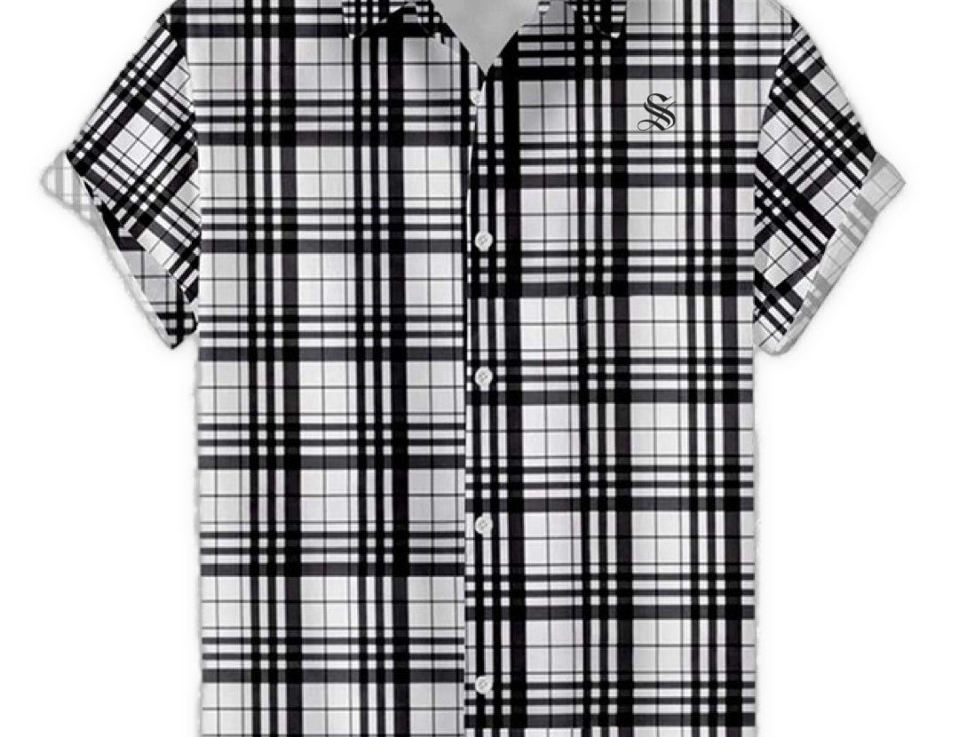 SBLU - Short Sleeves Shirt for Men - Sarman Fashion - Wholesale Clothing Fashion Brand for Men from Canada