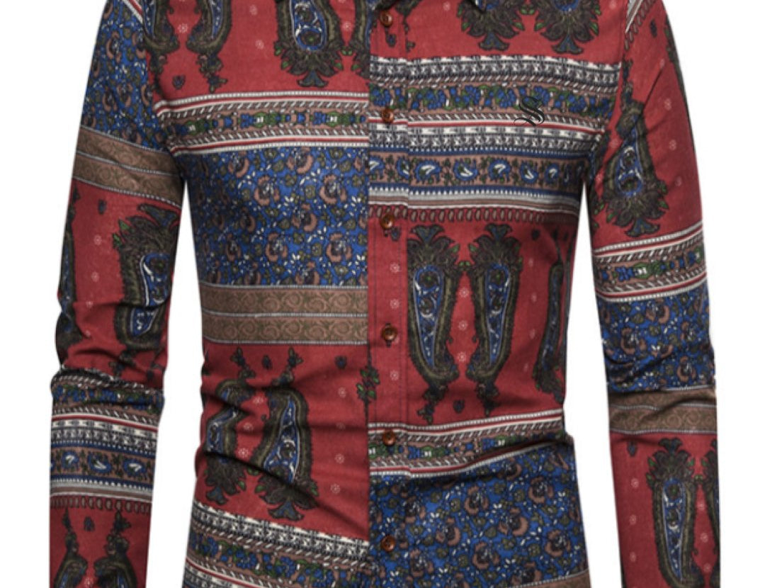 SDAI - Long Sleeves Shirt for Men - Sarman Fashion - Wholesale Clothing Fashion Brand for Men from Canada