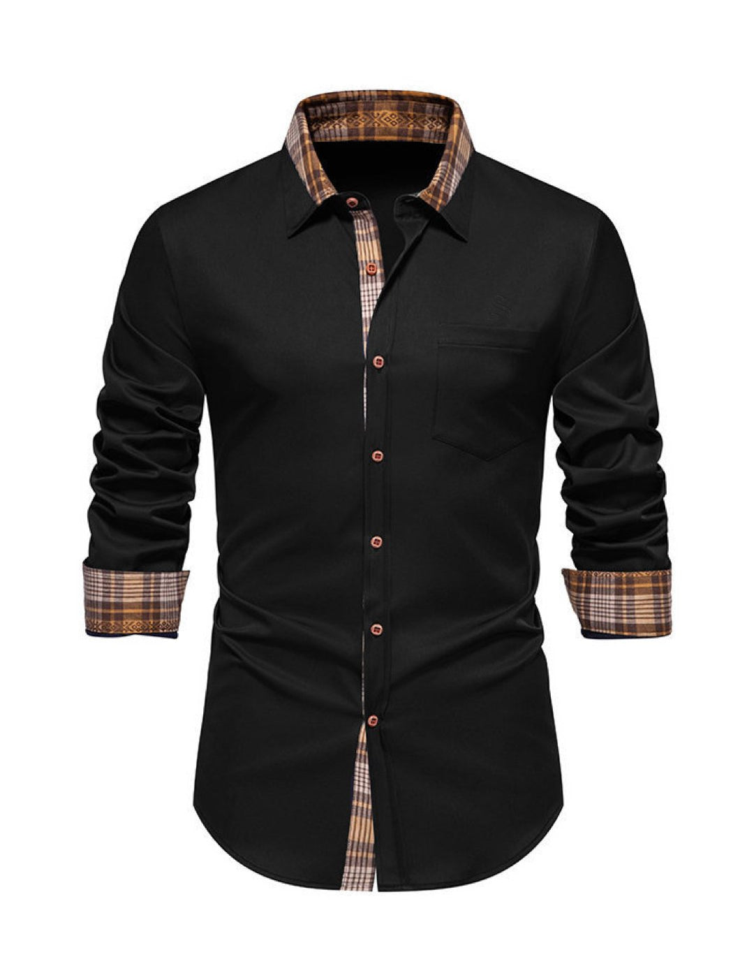Sdonabil - Long Sleeves Shirt for Men - Sarman Fashion - Wholesale Clothing Fashion Brand for Men from Canada