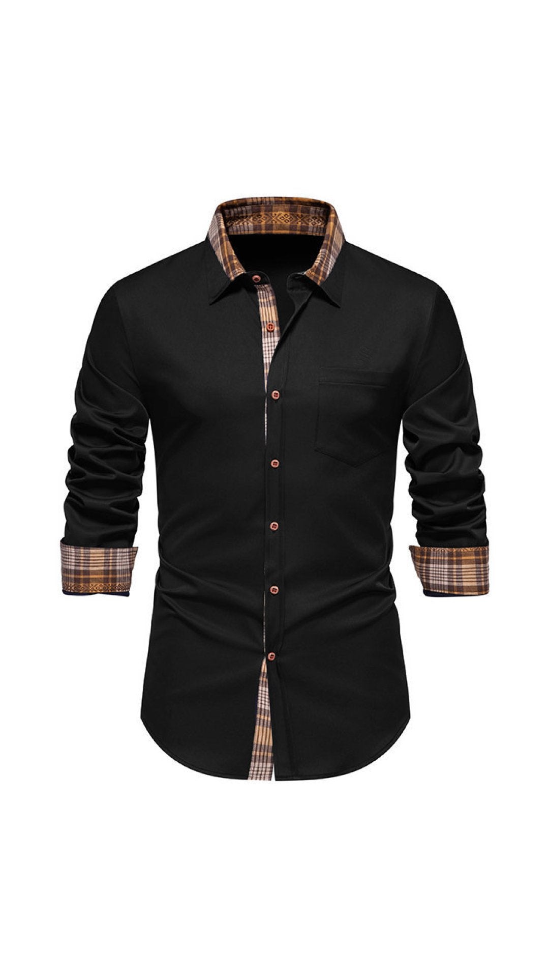 Sdonabil - Long Sleeves Shirt for Men - Sarman Fashion - Wholesale Clothing Fashion Brand for Men from Canada