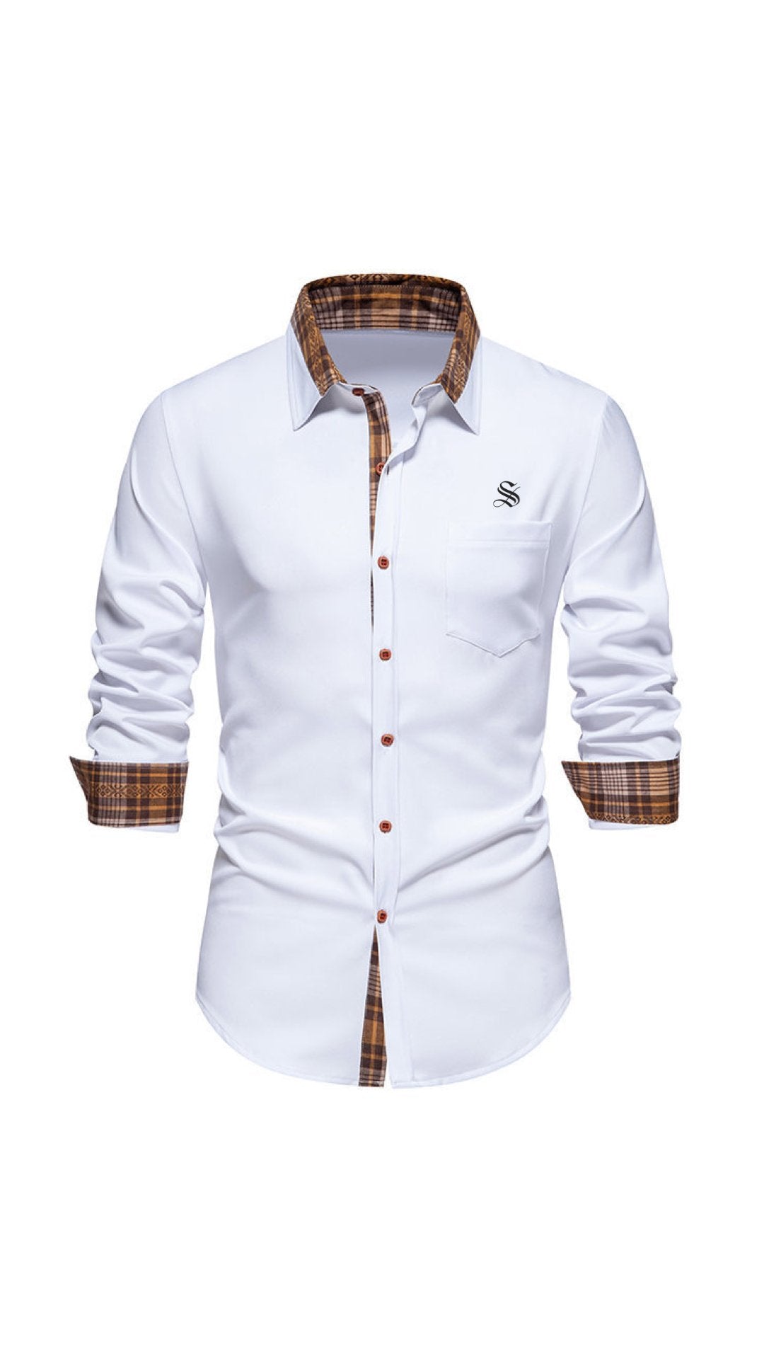 Sdonabil - Long Sleeves Shirt for Men - Sarman Fashion - Wholesale Clothing Fashion Brand for Men from Canada
