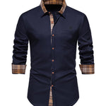 Sdonabil - Long Sleeves Shirt for Men - Sarman Fashion - Wholesale Clothing Fashion Brand for Men from Canada