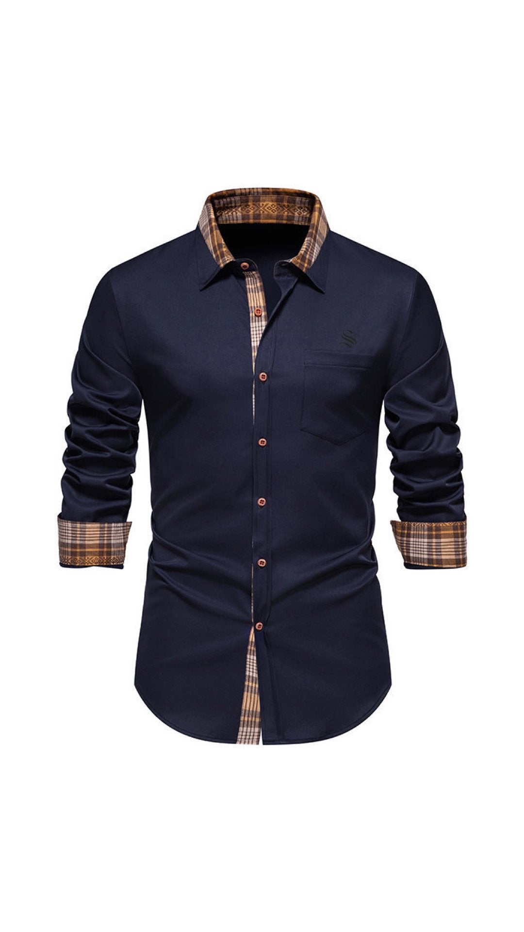 Sdonabil - Long Sleeves Shirt for Men - Sarman Fashion - Wholesale Clothing Fashion Brand for Men from Canada