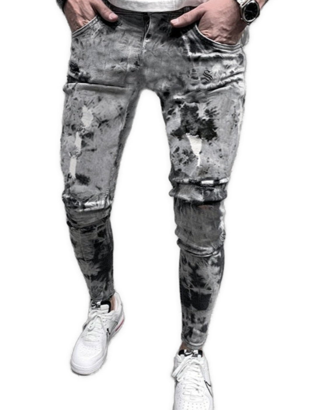 SDT 2 - Skinny Legs Denim Jeans for Men - Sarman Fashion - Wholesale Clothing Fashion Brand for Men from Canada