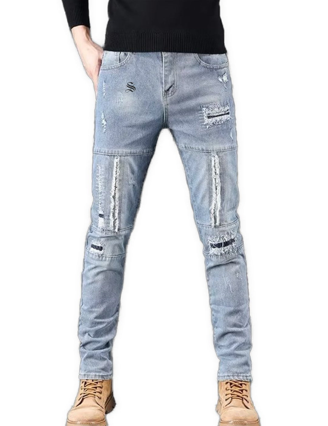 Sexis - Black Jeans for Men - Sarman Fashion - Wholesale Clothing Fashion Brand for Men from Canada