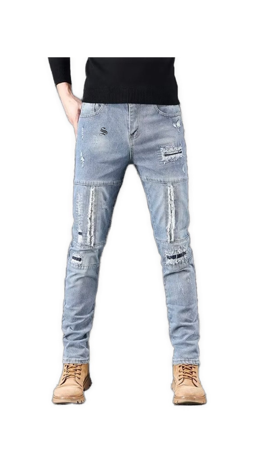Sexis - Black Jeans for Men - Sarman Fashion - Wholesale Clothing Fashion Brand for Men from Canada