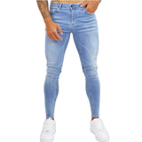 Shy Angel - Light Blue Skinny Jeans for Men (PRE-ORDER DISPATCH DATE 25 September 2024) - Sarman Fashion - Wholesale Clothing Fashion Brand for Men from Canada