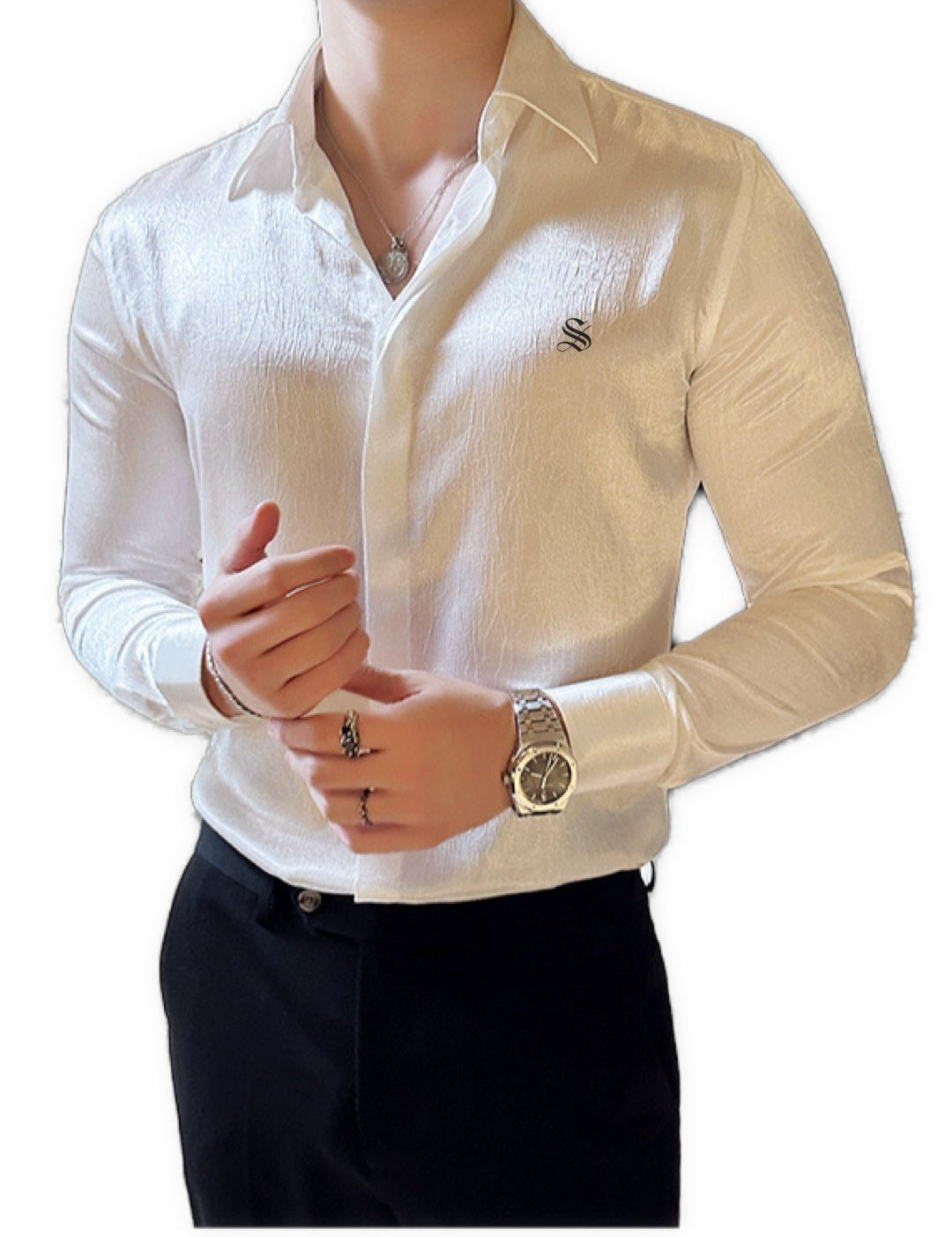 Silverado- Long Sleeves Shirt for Men - Sarman Fashion - Wholesale Clothing Fashion Brand for Men from Canada