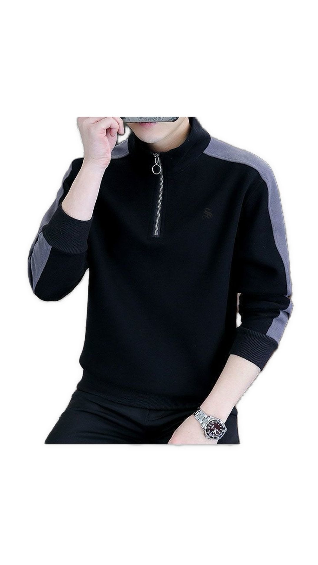 Sistematipo - Long Sleeves sweater for Men - Sarman Fashion - Wholesale Clothing Fashion Brand for Men from Canada