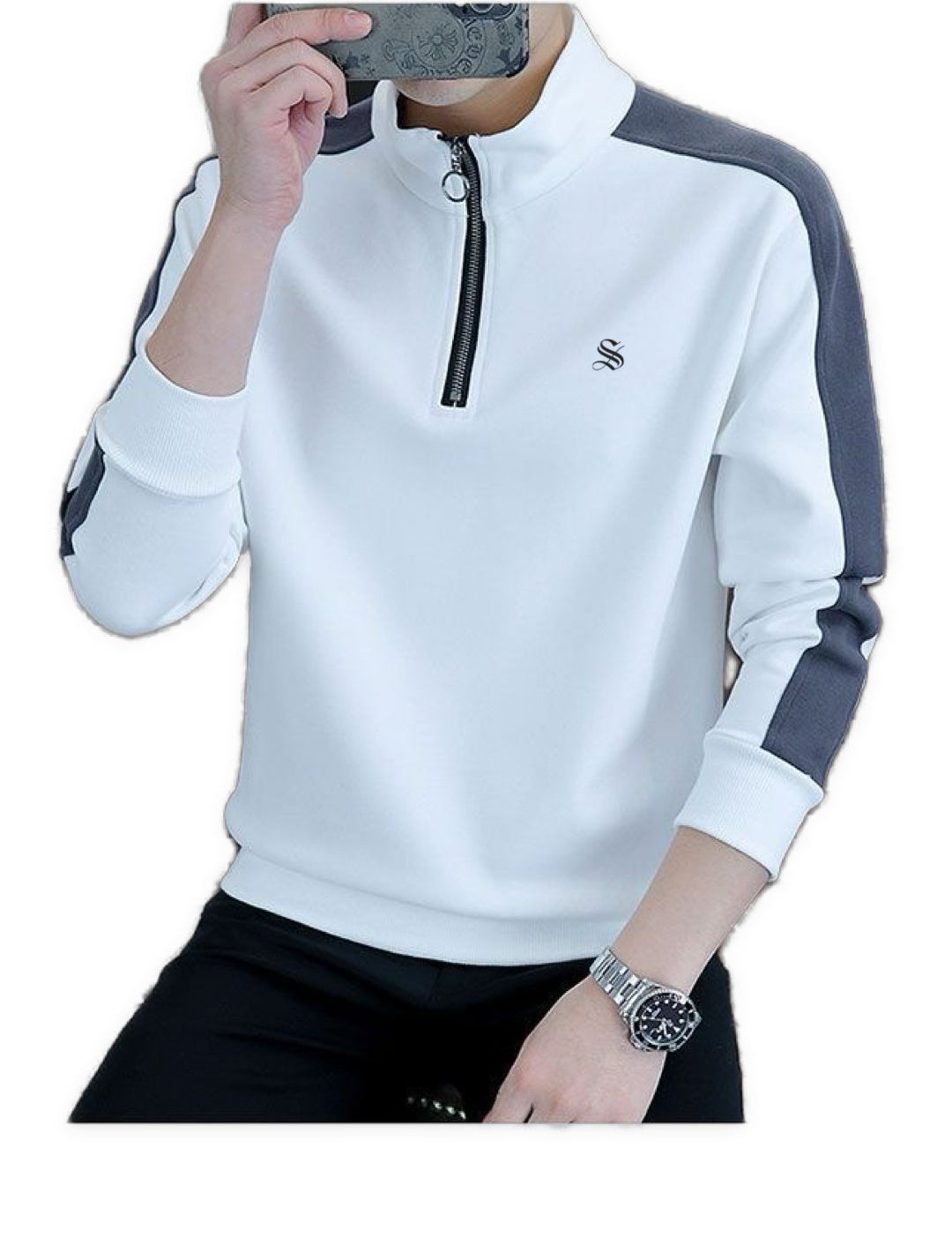 Sistematipo - Long Sleeves sweater for Men - Sarman Fashion - Wholesale Clothing Fashion Brand for Men from Canada