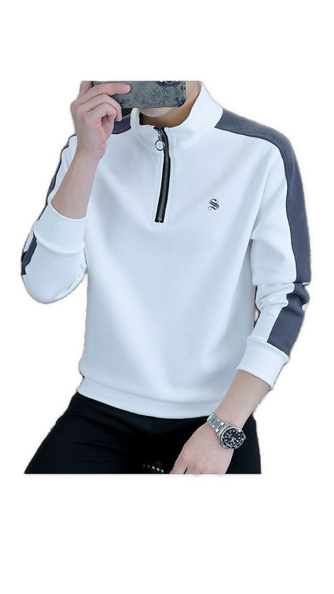 Sistematipo - Long Sleeves sweater for Men - Sarman Fashion - Wholesale Clothing Fashion Brand for Men from Canada