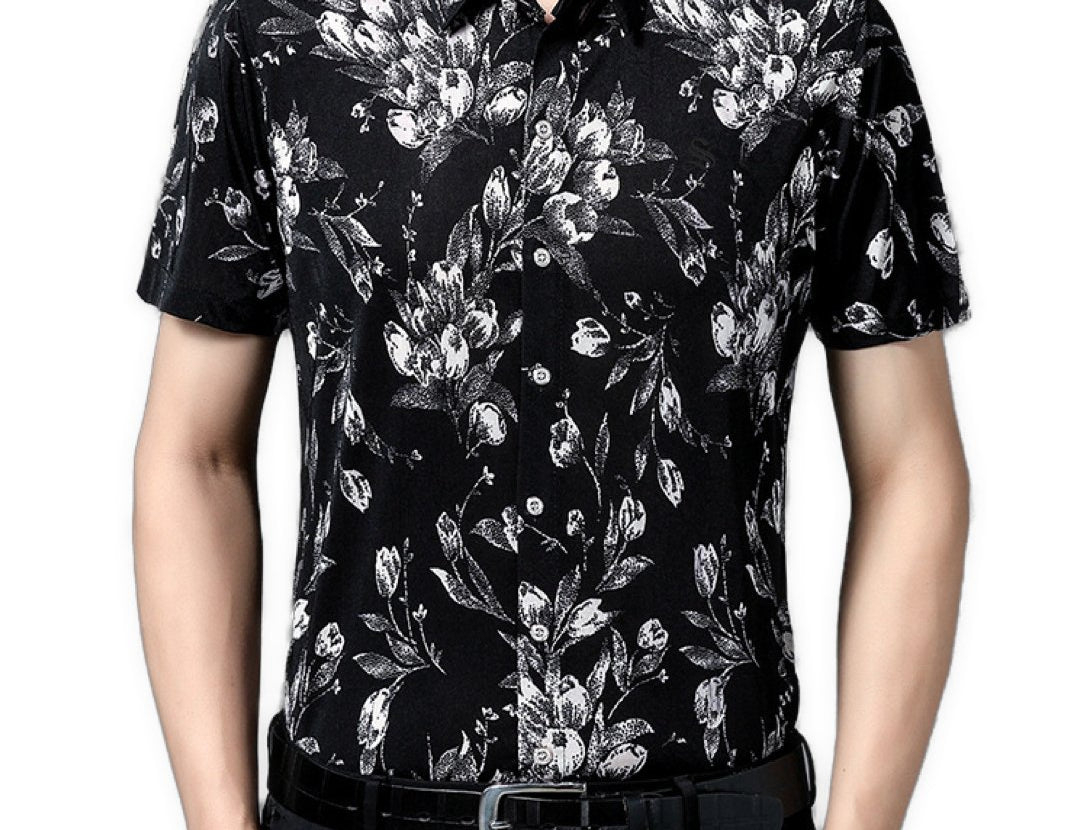 Siziza - Short Sleeves Shirt for Men - Sarman Fashion - Wholesale Clothing Fashion Brand for Men from Canada