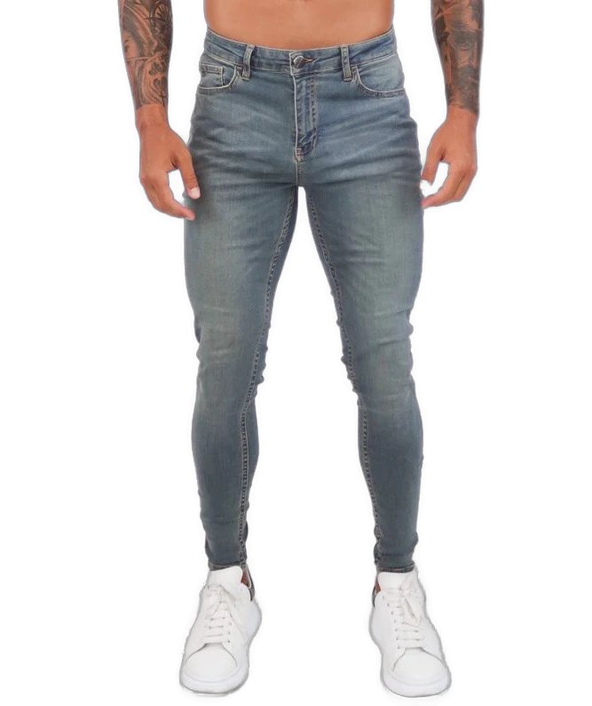 Skillbook - Tint Washed Skinny Jeans for Men (PRE-ORDER DISPATCH DATE 25 September 2024) - Sarman Fashion - Wholesale Clothing Fashion Brand for Men from Canada