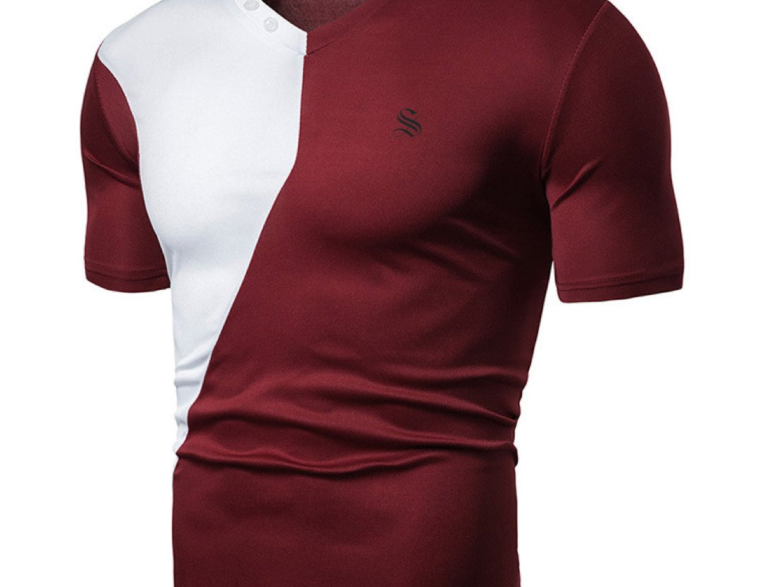 SKS - V-Neck T-Shirt for Men - Sarman Fashion - Wholesale Clothing Fashion Brand for Men from Canada