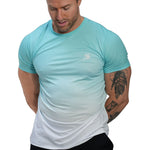 Sky Blue 2 - Blue/WhiteT-Shirt for Men - Sarman Fashion - Wholesale Clothing Fashion Brand for Men from Canada