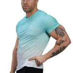 Sky Blue 2 - Blue/WhiteT-Shirt for Men - Sarman Fashion - Wholesale Clothing Fashion Brand for Men from Canada