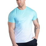 Sky Blue 2 - Blue/WhiteT-Shirt for Men - Sarman Fashion - Wholesale Clothing Fashion Brand for Men from Canada