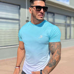 Sky Blue 2 - Blue/WhiteT-Shirt for Men (PRE-ORDER DISPATCH DATE 25 DECEMBER 2021) - Sarman Fashion - Wholesale Clothing Fashion Brand for Men from Canada