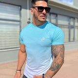 Sky Blue 2 - Blue/WhiteT-Shirt for Men (PRE-ORDER DISPATCH DATE 25 DECEMBER 2021) - Sarman Fashion - Wholesale Clothing Fashion Brand for Men from Canada