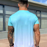 Sky Blue 2 - Blue/WhiteT-Shirt for Men (PRE-ORDER DISPATCH DATE 25 DECEMBER 2021) - Sarman Fashion - Wholesale Clothing Fashion Brand for Men from Canada