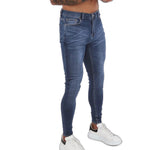 SLONY - Dark Blue Skinny Jeans for Men (PRE-ORDER DISPATCH DATE 25 September 2024) - Sarman Fashion - Wholesale Clothing Fashion Brand for Men from Canada