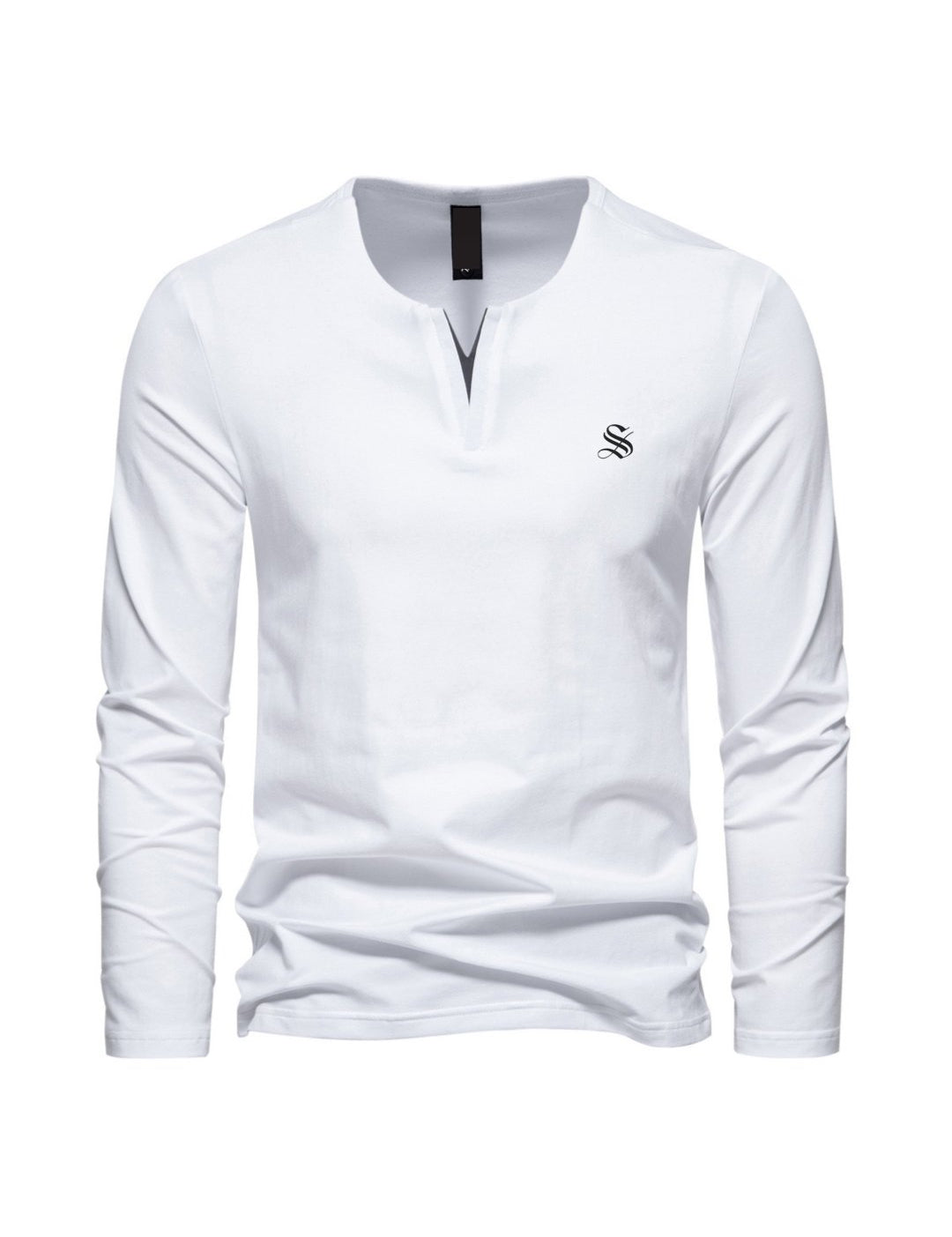 Small V - Long Sleeves Shirt for Men - Sarman Fashion - Wholesale Clothing Fashion Brand for Men from Canada