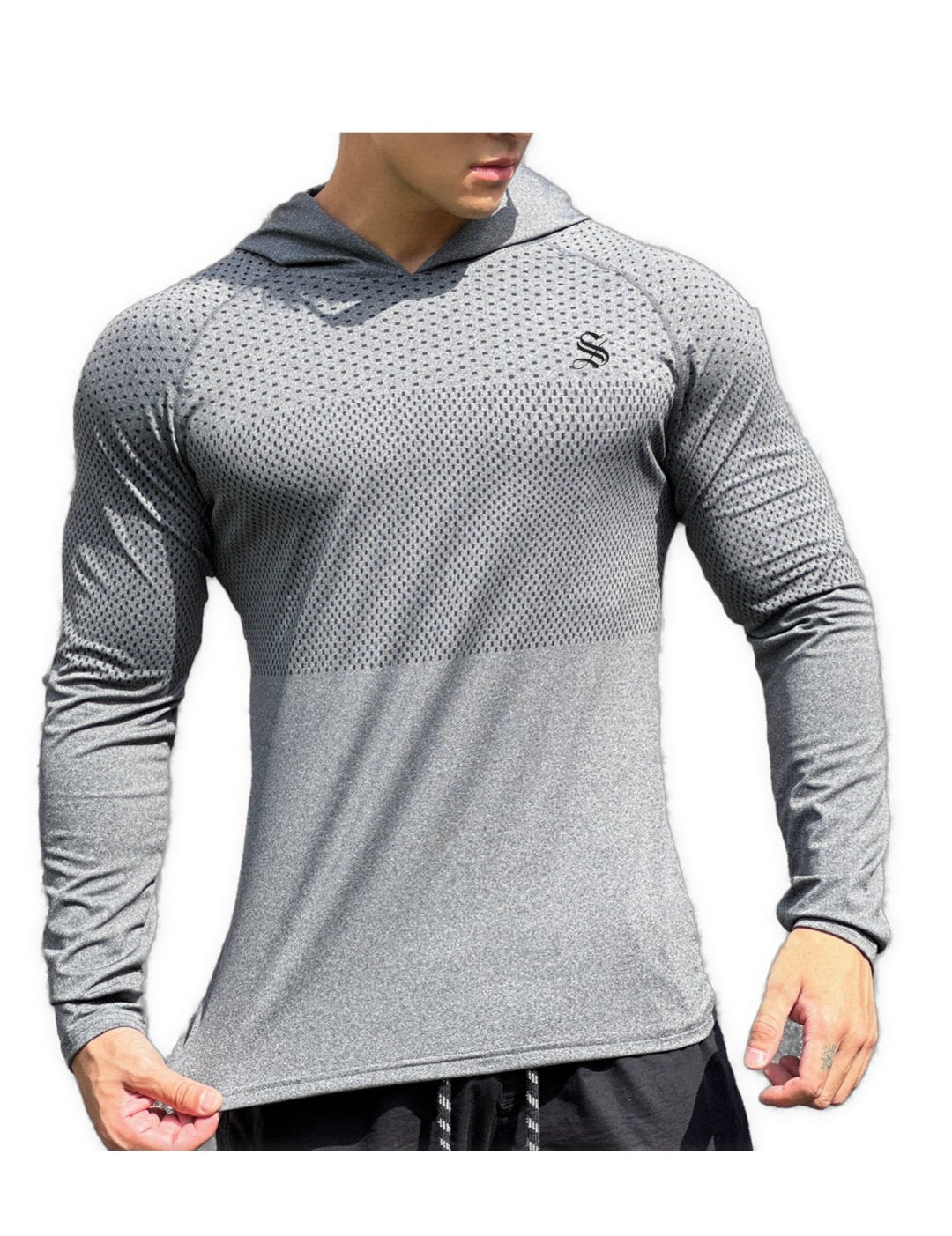 Sorula - Long Sleeve Shirt with Hood for Men - Sarman Fashion - Wholesale Clothing Fashion Brand for Men from Canada