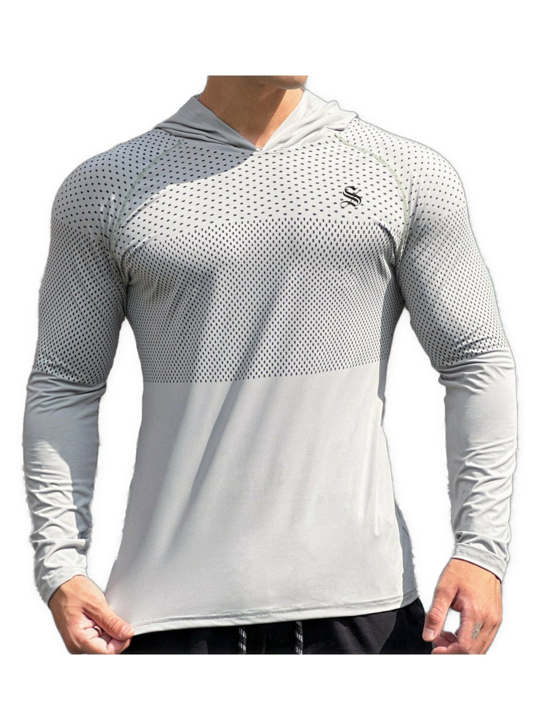 Sorula - Long Sleeve Shirt with Hood for Men - Sarman Fashion - Wholesale Clothing Fashion Brand for Men from Canada
