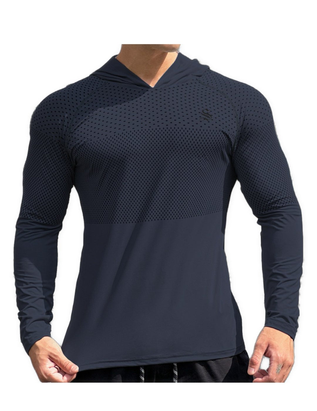 Sorula - Long Sleeve Shirt with Hood for Men - Sarman Fashion - Wholesale Clothing Fashion Brand for Men from Canada