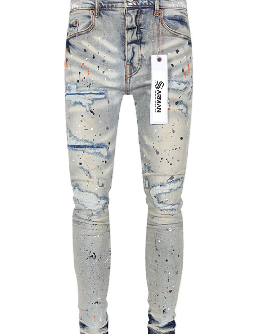 Spoluga - Skinny Legs Denim Jeans for Men - Sarman Fashion - Wholesale Clothing Fashion Brand for Men from Canada