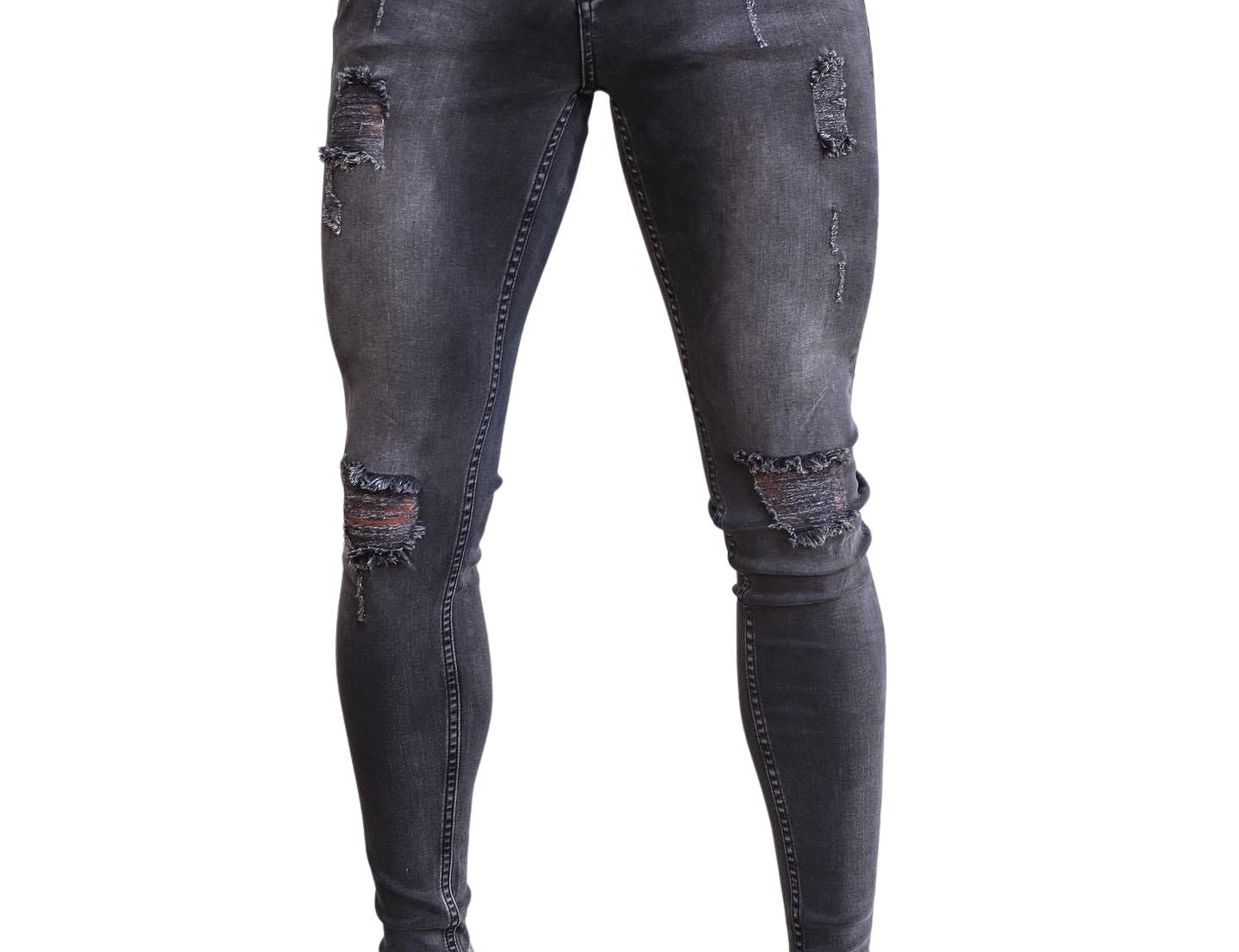 Spotless Mind - Grey Skinny Jeans for Men - Sarman Fashion - Wholesale Clothing Fashion Brand for Men from Canada