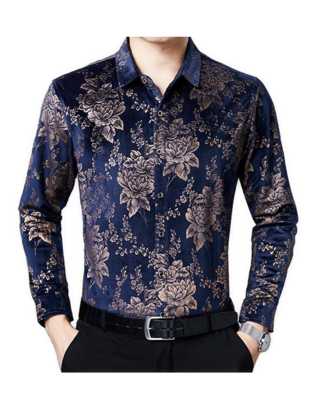 Spring - Long Sleeves Shirt for Men - Sarman Fashion - Wholesale Clothing Fashion Brand for Men from Canada