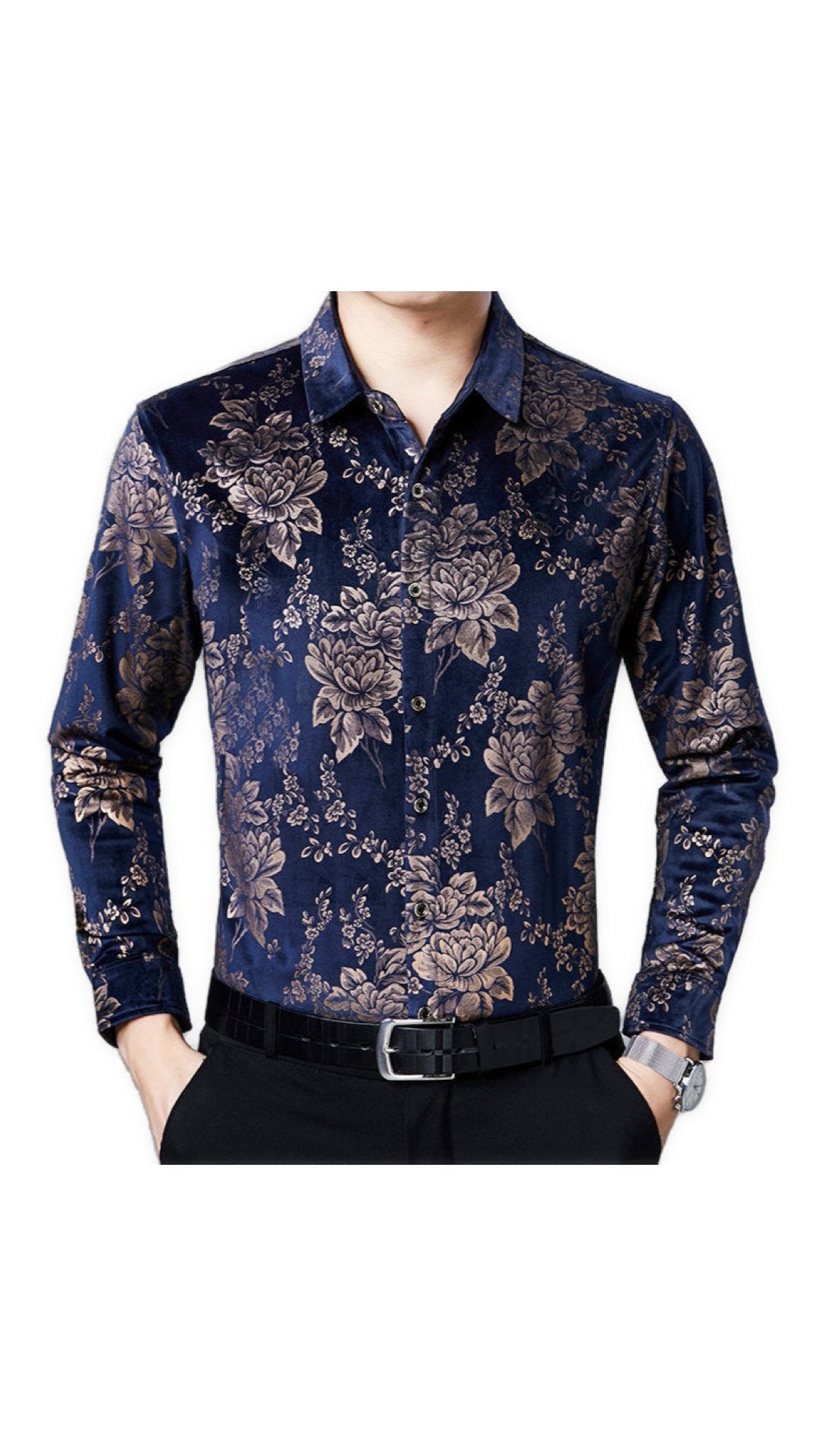 Spring - Long Sleeves Shirt for Men - Sarman Fashion - Wholesale Clothing Fashion Brand for Men from Canada