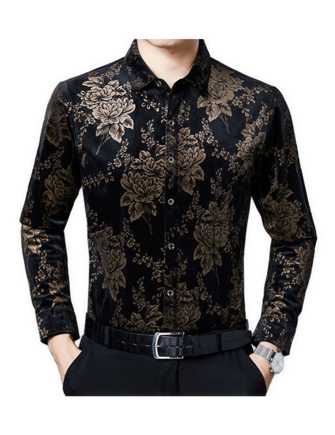 Spring - Long Sleeves Shirt for Men - Sarman Fashion - Wholesale Clothing Fashion Brand for Men from Canada