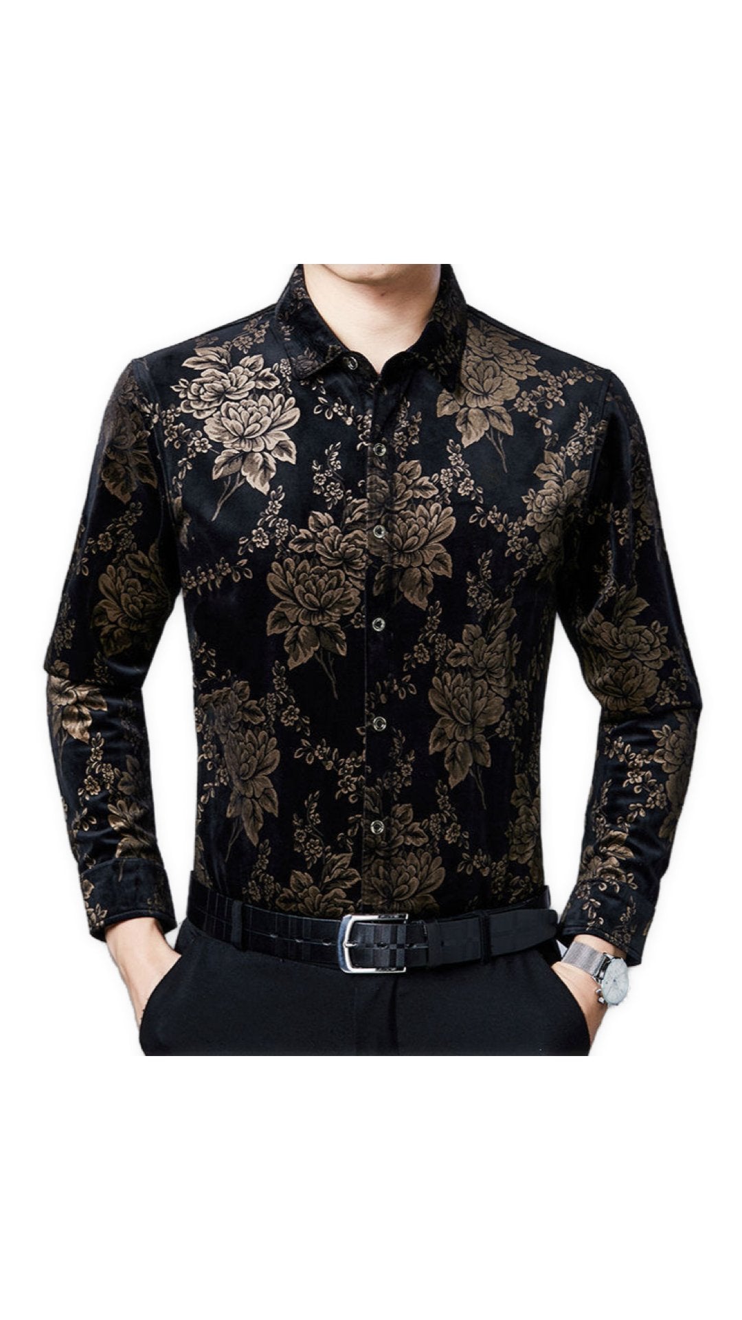 Spring - Long Sleeves Shirt for Men - Sarman Fashion - Wholesale Clothing Fashion Brand for Men from Canada