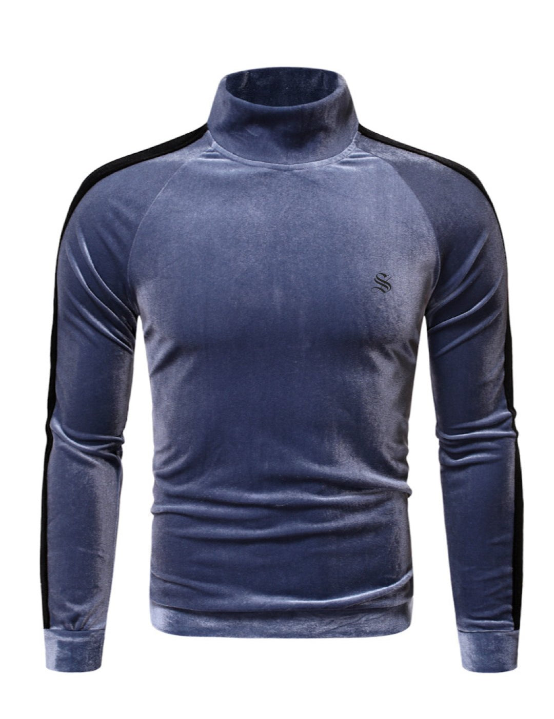 Spylow - High Neck Velvet Sweater for Men - Sarman Fashion - Wholesale Clothing Fashion Brand for Men from Canada