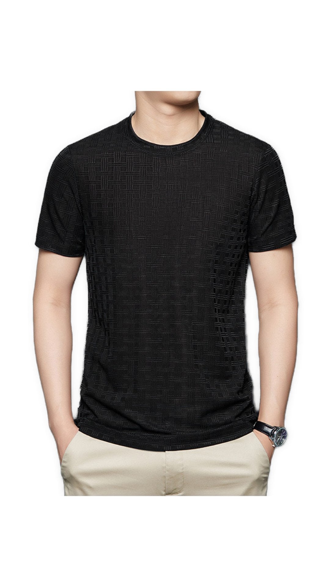 Squarelura - Short Sleeves Shirt for Men - Sarman Fashion - Wholesale Clothing Fashion Brand for Men from Canada