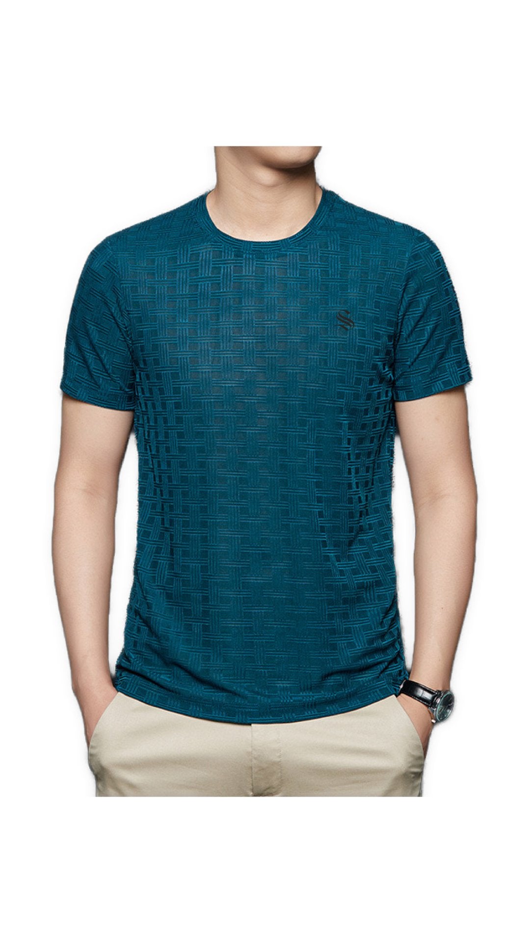 Squarelura - Short Sleeves Shirt for Men - Sarman Fashion - Wholesale Clothing Fashion Brand for Men from Canada