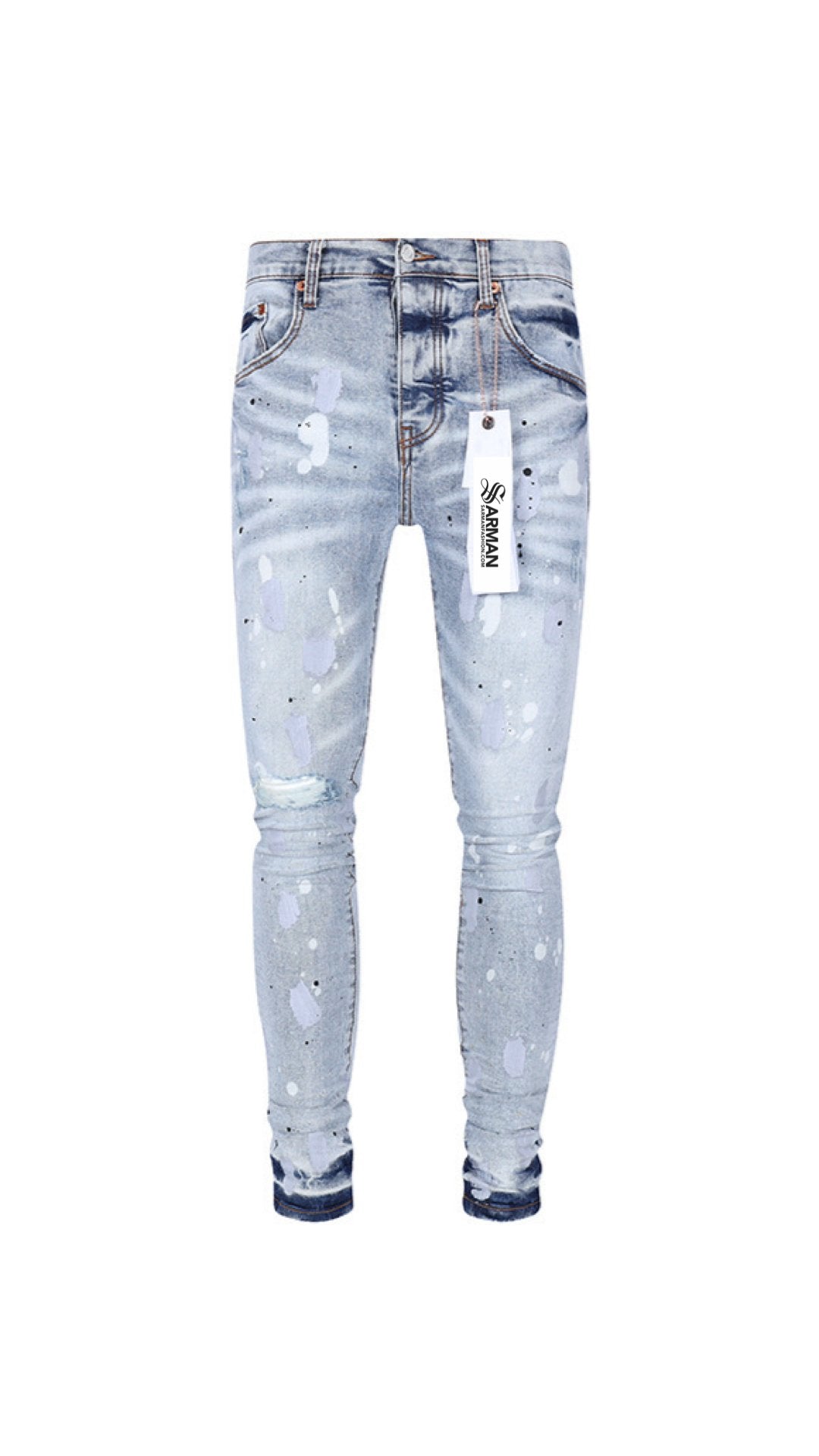 Sredib - Skinny Legs Denim Jeans for Men - Sarman Fashion - Wholesale Clothing Fashion Brand for Men from Canada