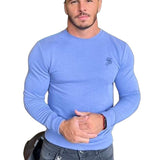 Stanley - Shades of Blue Long Sleeves Shirt for Men (PRE-ORDER DISPATCH DATE 25 DECEMBER 2021) - Sarman Fashion - Wholesale Clothing Fashion Brand for Men from Canada