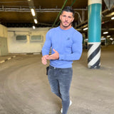 Stanley - Shades of Blue Long Sleeves Shirt for Men (PRE-ORDER DISPATCH DATE 25 DECEMBER 2021) - Sarman Fashion - Wholesale Clothing Fashion Brand for Men from Canada