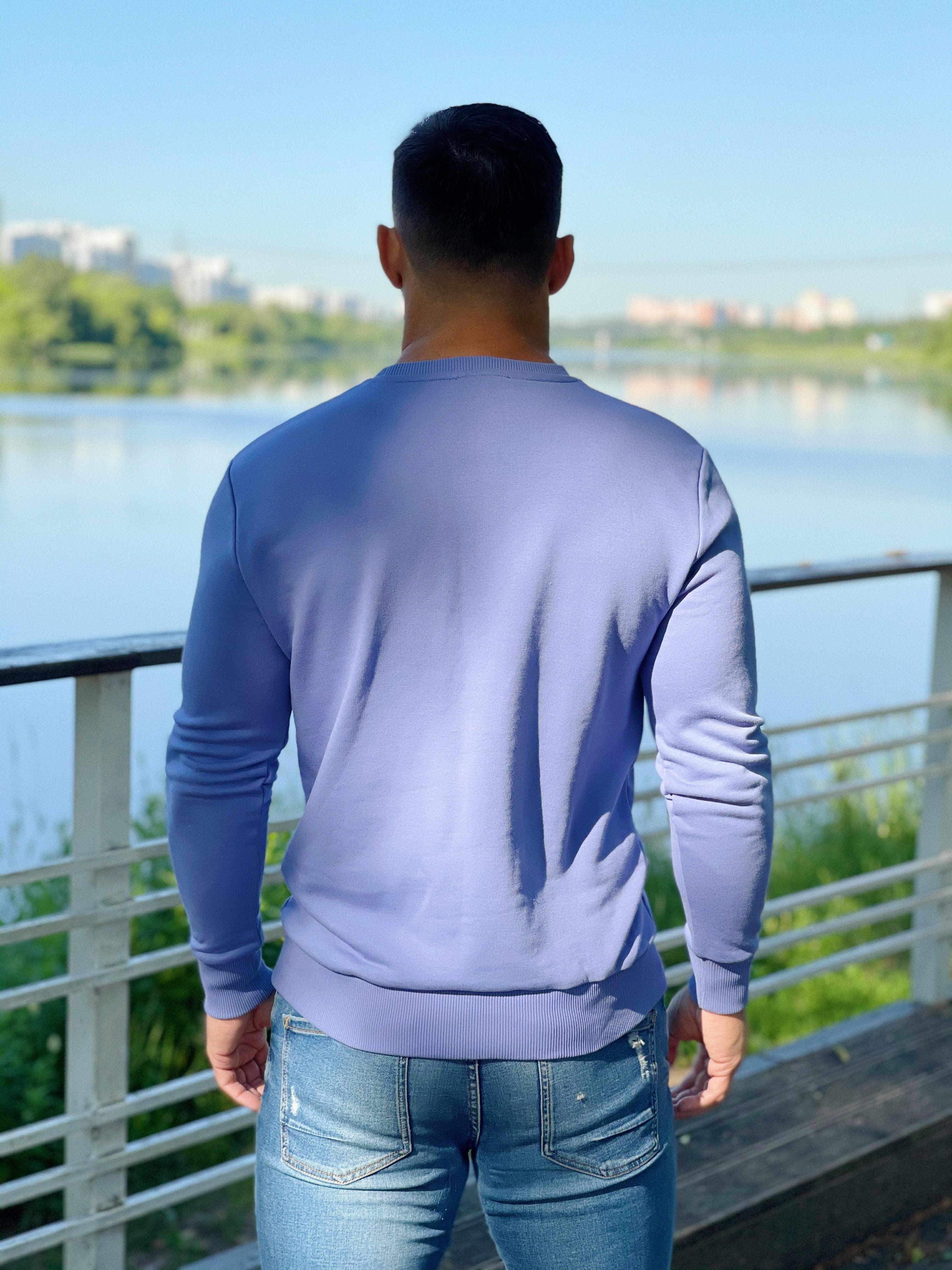 Stanley - Shades of Blue Long Sleeves Shirt for Men (PRE-ORDER DISPATCH DATE 25 NOVEMBER 2021) - Sarman Fashion - Wholesale Clothing Fashion Brand for Men from Canada