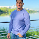 Stanley - Shades of Blue Long Sleeves Shirt for Men (PRE-ORDER DISPATCH DATE 25 NOVEMBER 2021) - Sarman Fashion - Wholesale Clothing Fashion Brand for Men from Canada