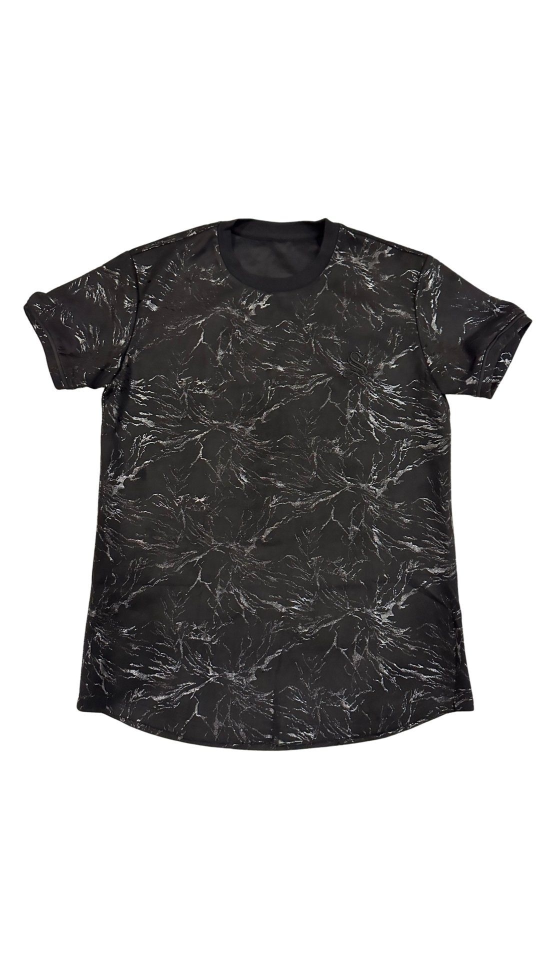 Storvano - Black Short Sleeves T-Shirt for Men (PRE-ORDER DISPATCH DATE 25 DECEMBER 2023) - Sarman Fashion - Wholesale Clothing Fashion Brand for Men from Canada